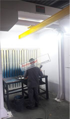Dry Back Paint Booth