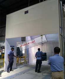 Side Draft Paint Booth