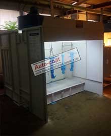 Side Draft Spray Booth